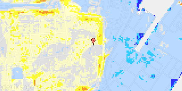 Ekstrem regn på Heibergsgade 32, 3. th