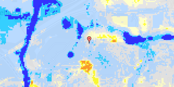 Ekstrem regn på Helenelyst 12