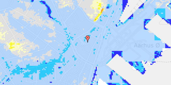 Ekstrem regn på Helgenæsgade 14, st. 