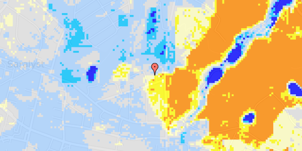 Ekstrem regn på Hestehavevej 2D