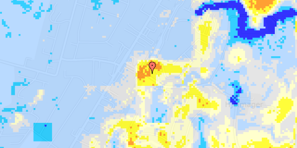 Ekstrem regn på Hjelmagervej 1C