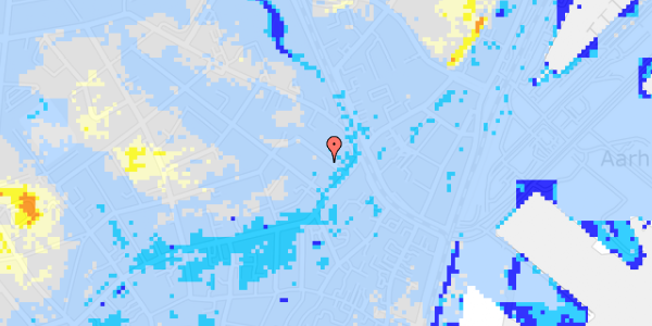 Ekstrem regn på Hjelmensgade 9, st. 