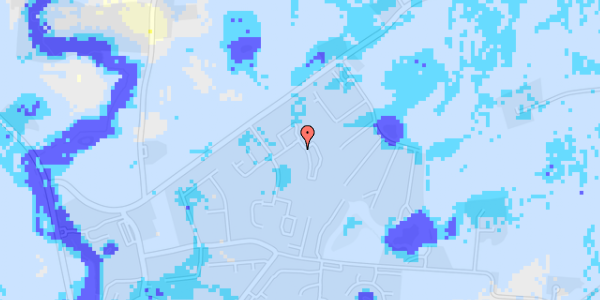 Ekstrem regn på Hjortshøjparken 105