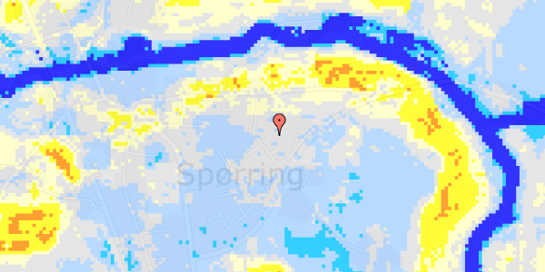 Ekstrem regn på Hjulby Hegn 66