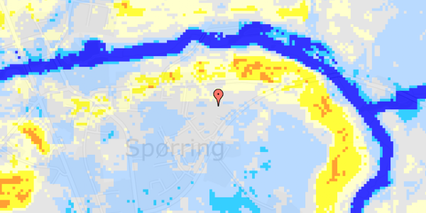 Ekstrem regn på Hjulby Hegn 98