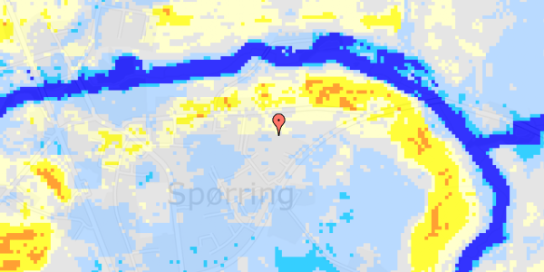 Ekstrem regn på Hjulby Hegn 122A