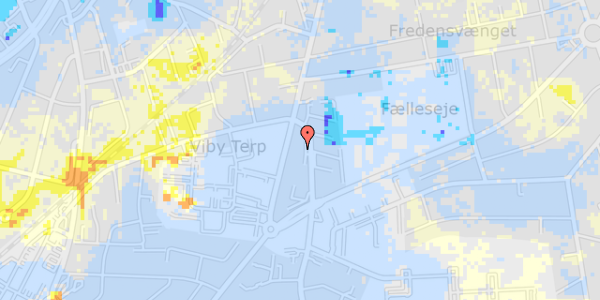 Ekstrem regn på Holme Møllevej 8, st. tv