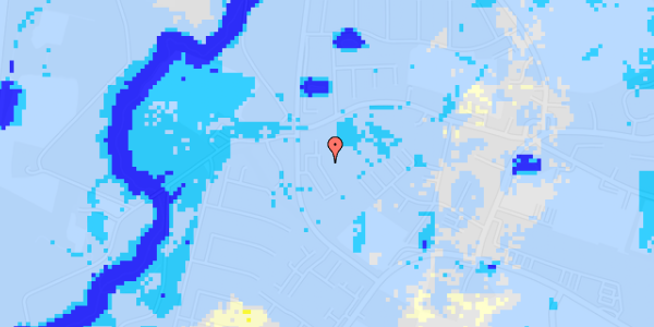 Ekstrem regn på Holmkærvej 74