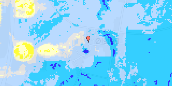 Ekstrem regn på Hornsbjergvej 1