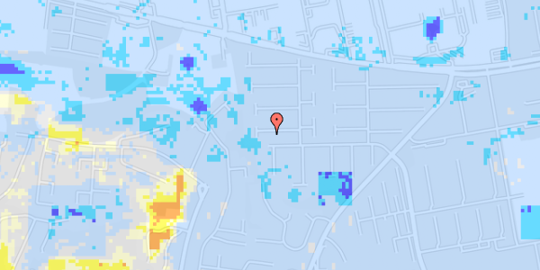 Ekstrem regn på Hvedebjergvej 94