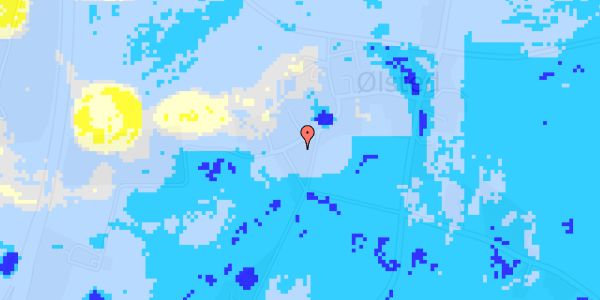 Ekstrem regn på Hvidbjergvej 17