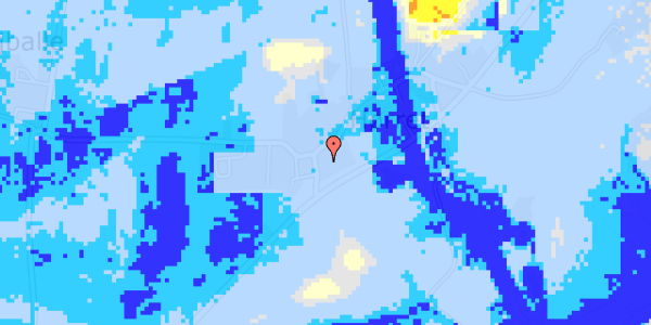 Ekstrem regn på Hørret Byvej 2