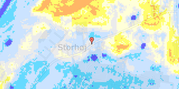 Ekstrem regn på Hørretvej 151