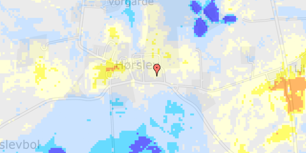 Ekstrem regn på Hørslevvej 147