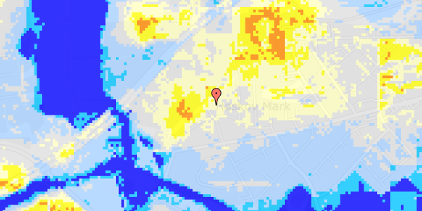 Ekstrem regn på Høskovvej 22C