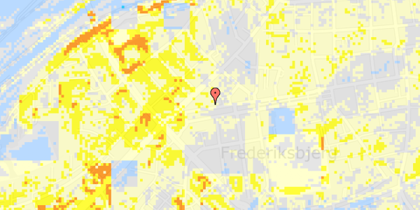 Ekstrem regn på Ingerslevs Boulevard 16, 1. th