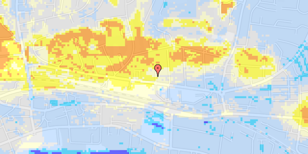 Ekstrem regn på J.P. Larsens Vej 42