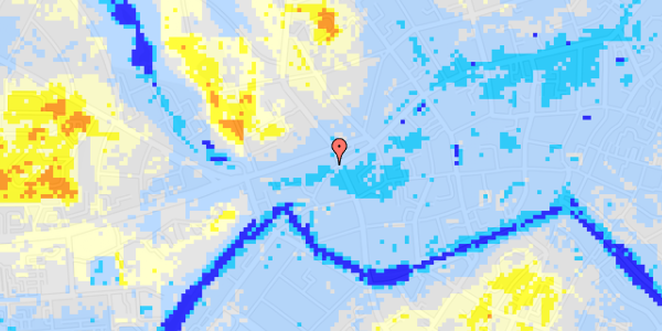 Ekstrem regn på Janus La Cours Gade 2, 3. th