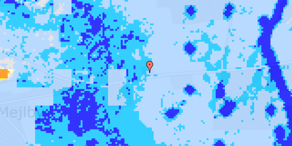 Ekstrem regn på Kaløvej 37