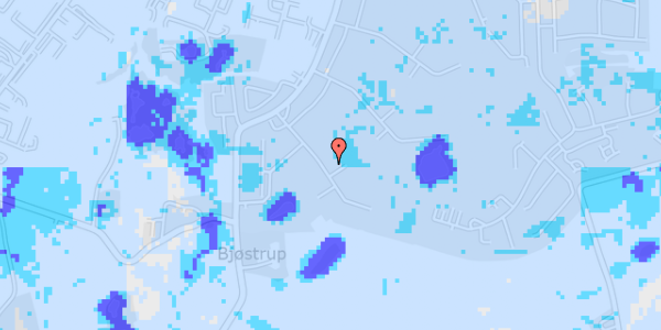 Ekstrem regn på Karetmagertoften 93