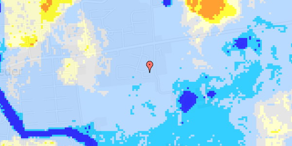 Ekstrem regn på Kirkeager 17