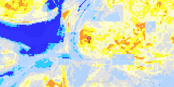 Ekstrem regn på Kirkedammen 22, 3. 30