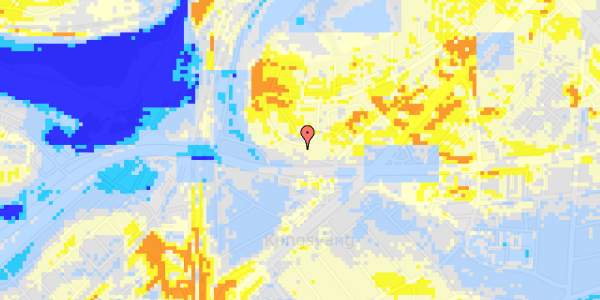 Ekstrem regn på Kirkedammen 23, 3. 29