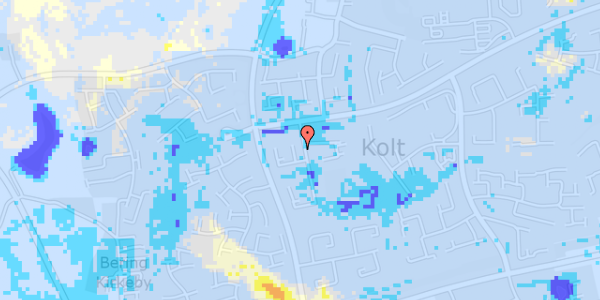 Ekstrem regn på Kolt Østervej 2