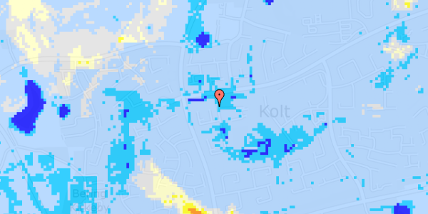 Ekstrem regn på Kolt Østervej 4