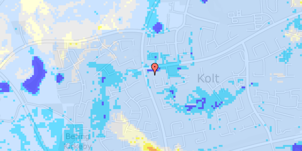 Ekstrem regn på Kolt Østervej 12