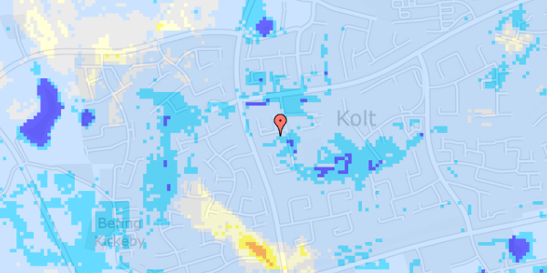 Ekstrem regn på Kolt Østervej 20