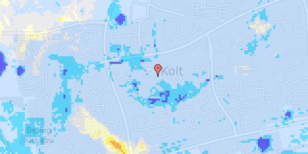 Ekstrem regn på Kolt Østervej 64