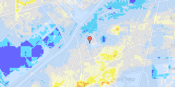 Ekstrem regn på Kongsgårdsvej 3