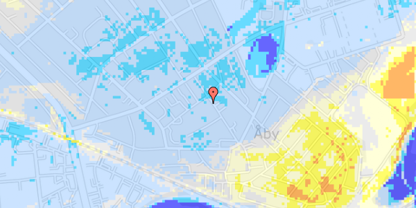 Ekstrem regn på Korsagervej 2, 1. th