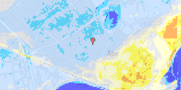 Ekstrem regn på Korsagervej 8, st. th