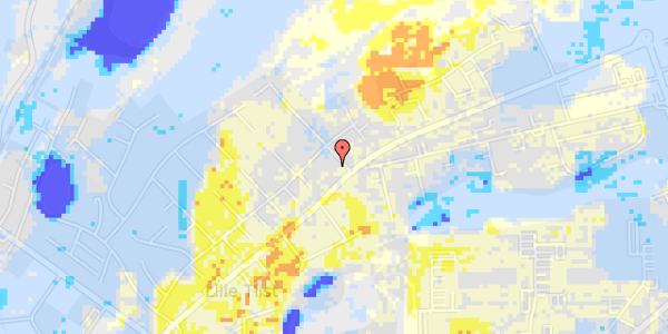 Ekstrem regn på Kronborgvej 1B