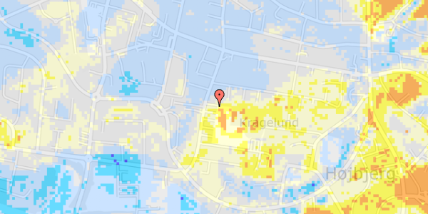 Ekstrem regn på L.A. Rings Vej 41