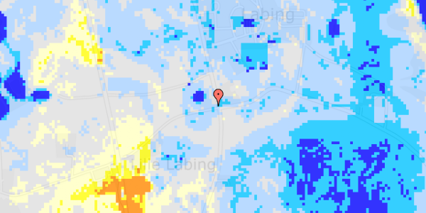 Ekstrem regn på Labing Møllevej 10