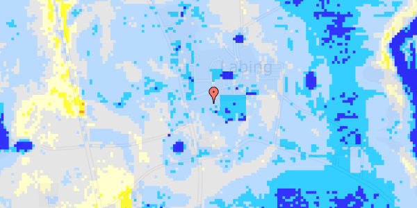 Ekstrem regn på Labingvej 4