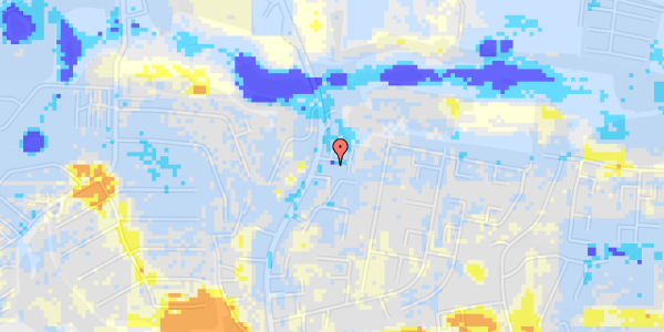 Ekstrem regn på Langdalsvej 38A