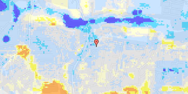 Ekstrem regn på Langdalsvej 38B