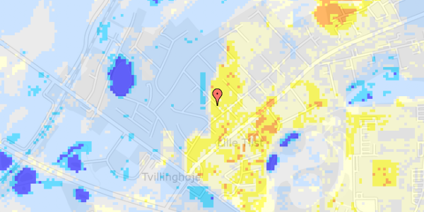 Ekstrem regn på Langeløkke 3