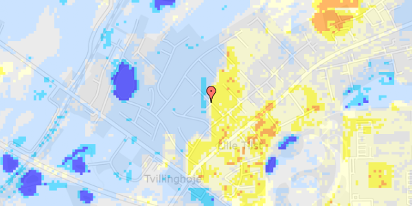 Ekstrem regn på Langeløkke 9