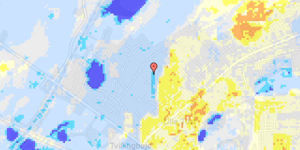 Ekstrem regn på Langeløkke 14