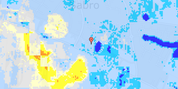 Ekstrem regn på Larixvej 6