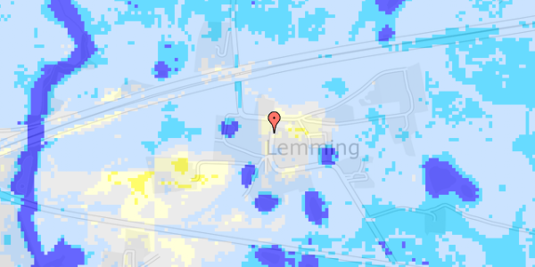 Ekstrem regn på Lemmingvej 110