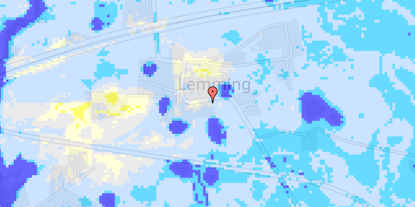 Ekstrem regn på Lemmingvej 120