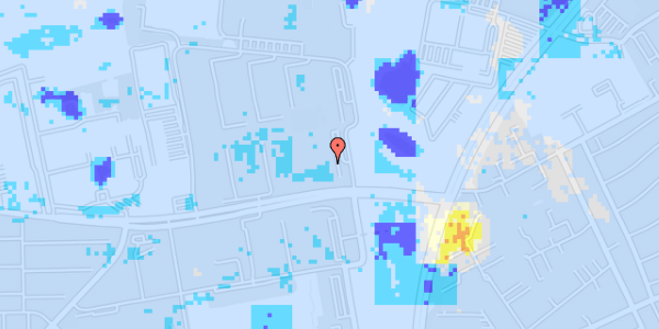 Ekstrem regn på Lenesvej 3, st. mf