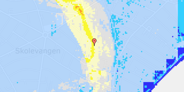 Ekstrem regn på Lerbækvej 18