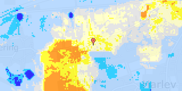 Ekstrem regn på Lilleringvej 39